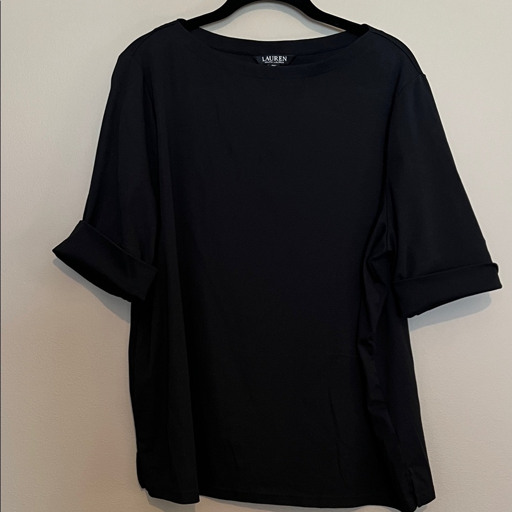 Lauren Ralph Lauren Black Short Sleeve Tee